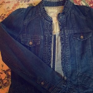 Anthropology cidra jean jacket